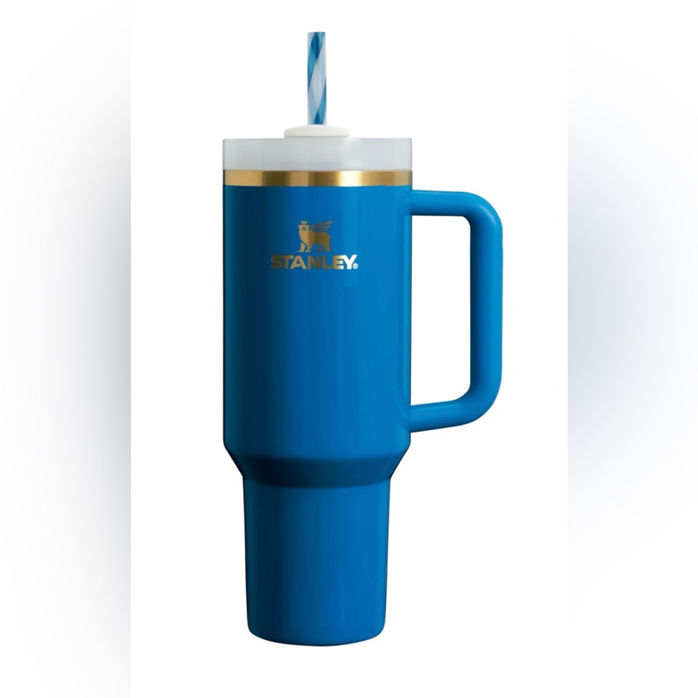 Stanley Arctic Twist Limited Edition Quencher H2.0 Flowstate Tumbler Blue 40oz